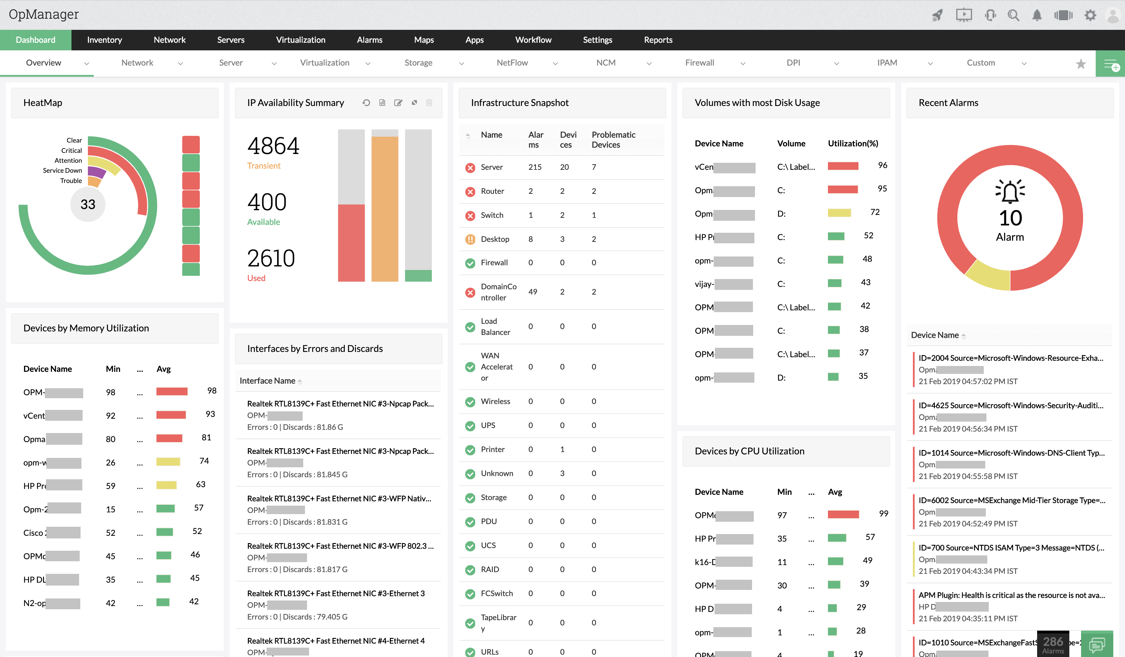 Network Monitoring Software & Solutions - ManageEngine OpManager